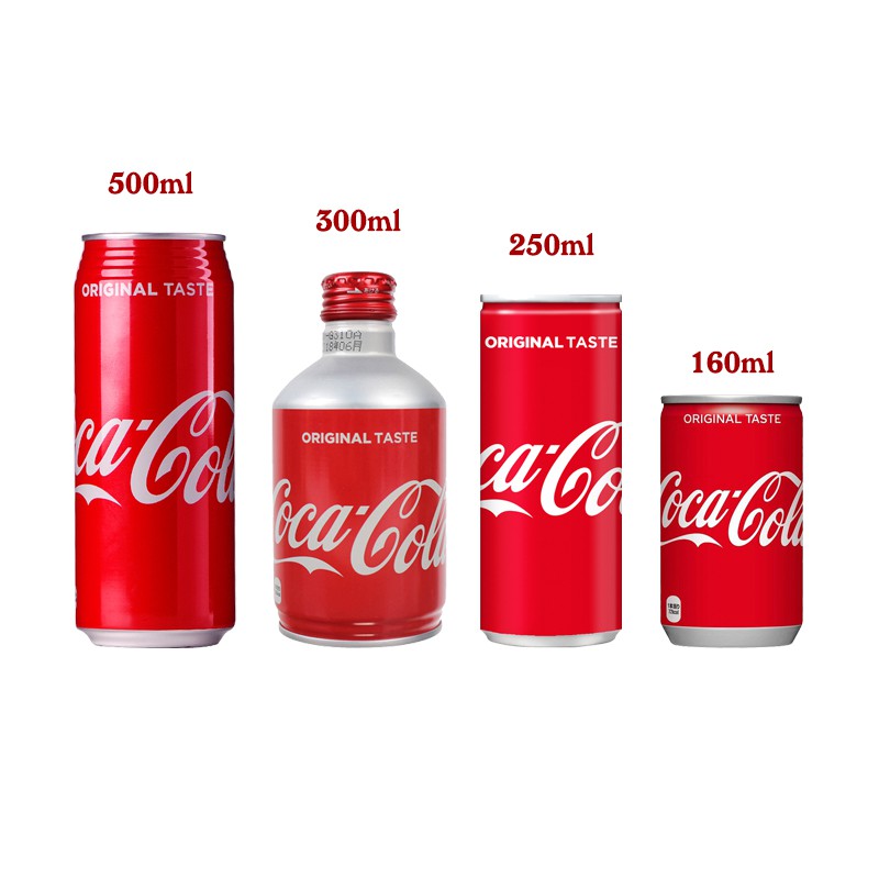 Coca Cola Nhật Bản (Đủ Loại 160ml, 250ml, 300ml, 500ml) Date Luôn Mới Nhất