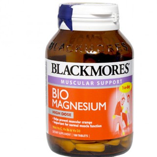 Viên Uống Bổ Sung Trị Chuột Rút Vọp Bẻ Đau Thần Kinh Blackmores Bio Magnesium