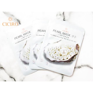 Mặt nạ ngọc trai hàn quốc ciciro pearl mask, mặt nạ ngủ dưỡng trắng da, cấp ẩm, thải độc