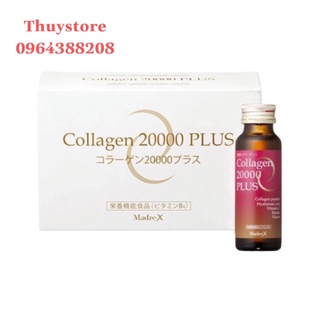 Nước uống làm đẹp da collagen 20000mg plus madre :x hộp 10 lọ nhật bản