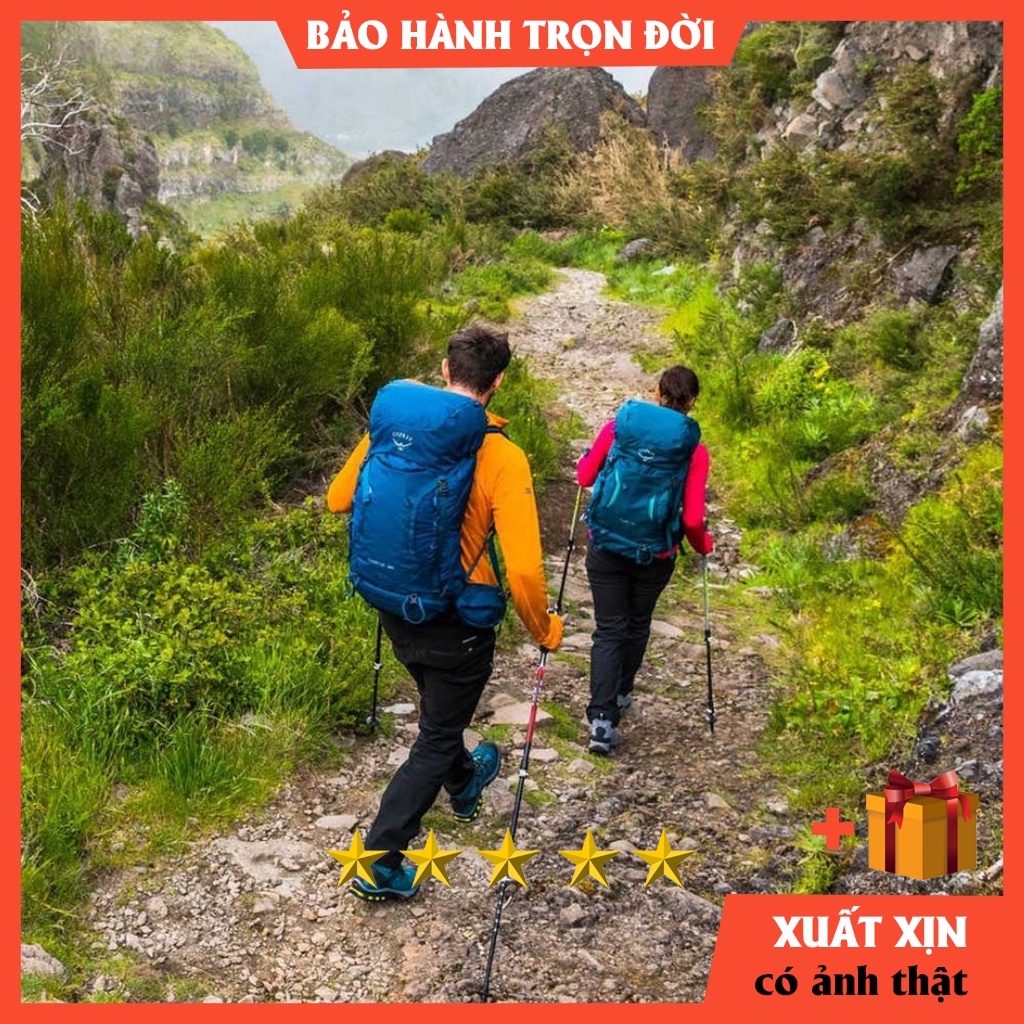 Balo Phượt Osprey Kestrel 38 HÀNG XỊN XUẤT DƯ - balo nam du lịch - balo trekking - hiking - leo núi  ❤️BẢO HÀNH 60TH❤️