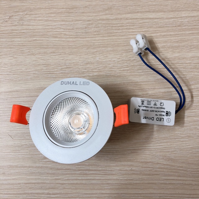 Đèn LED chiếu sâu 7W âm trần DUHAL