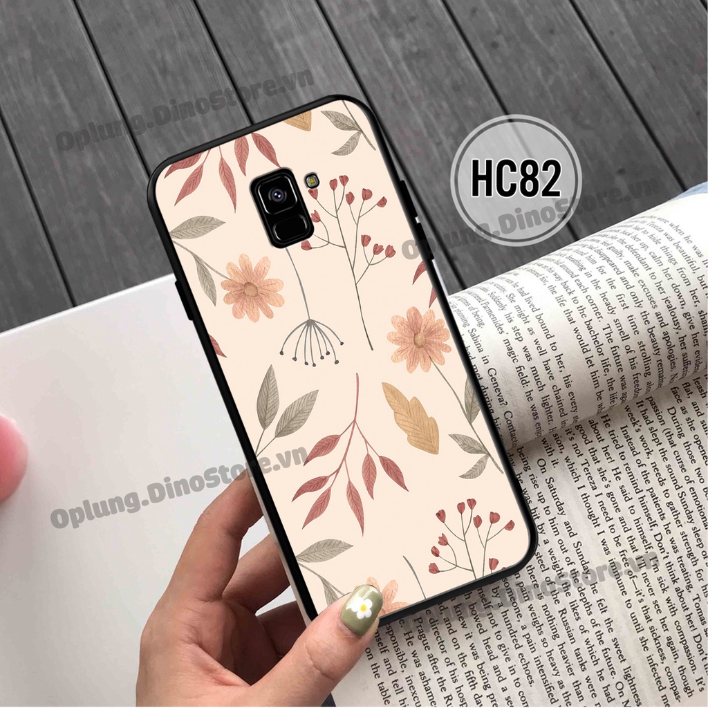 Ốp lưng Samsung A6 2018/A8 2018/J6 2018/A8+/A8 Plus in hình hoa nhỏ basic dễ thương dáng bo viền bảo vệ camera bền đẹp.