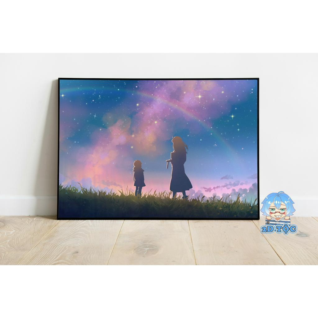 TRANH POSTER A3 Anime Manga Khóa chặt cửa nào Suzume Suzume no Tojimari (3) CHẤT LIỆU GIẤY CAO CẤP - 2D Tộc Shop