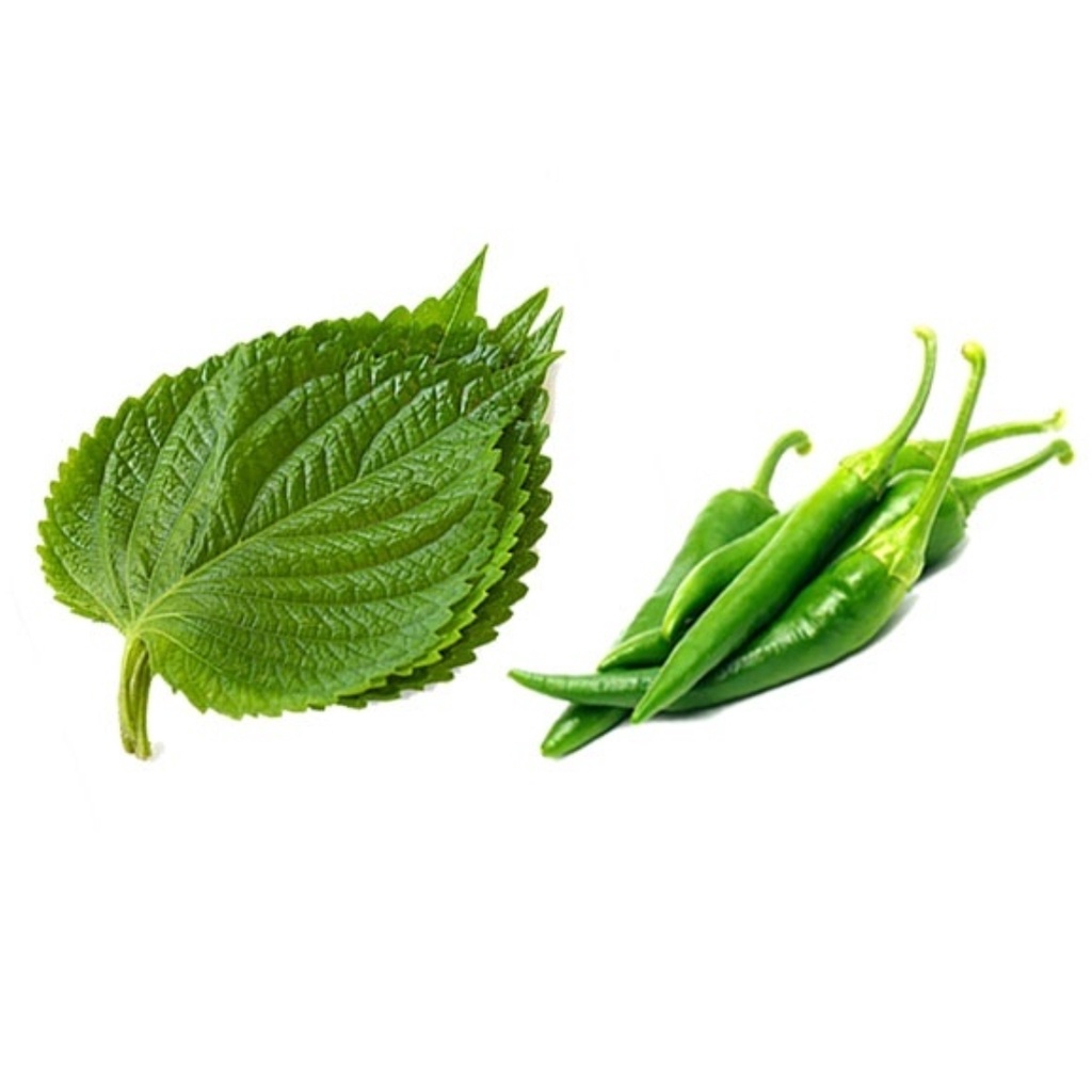 Lá mè và ớt sừng ăn thịt nướng(chỉ giao HCM)