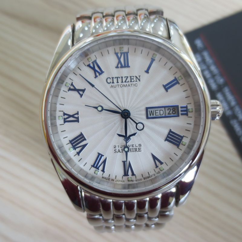Đồng hồ cơ nam CITIZEN nhật bãi xịn - tự động tích cót khi đeo