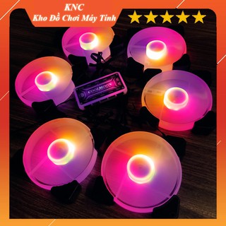 Bộ 6 quạt làm mát máy tính, Quạt tản nhiệt, Fan Led, Fan Case Y1 Led RGB đồng bộ Hub Quạt Coolmoon
