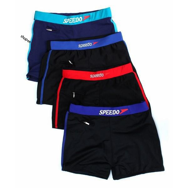 Quần bơi nam giá rẻ, Quần bơi nam SPEEDO co dãn lưng bản, có túi đựng chìa khóa