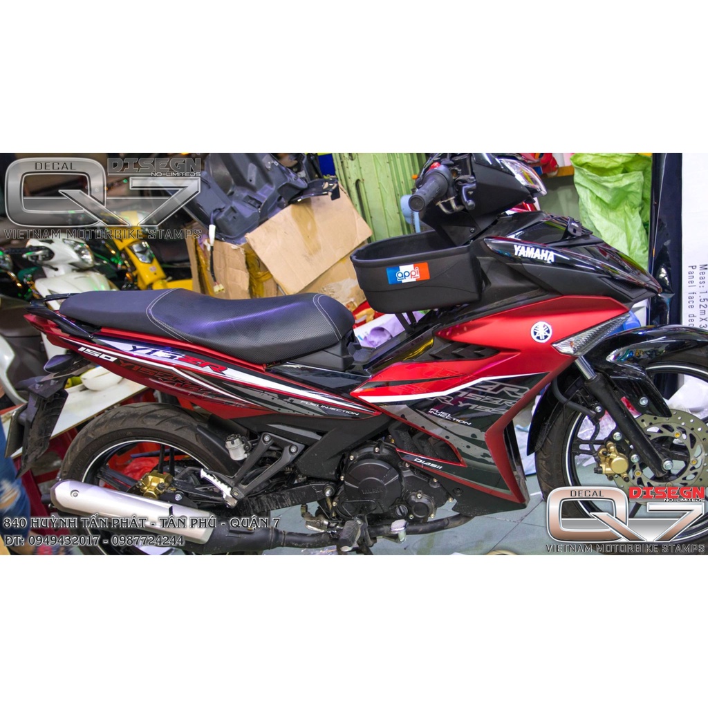 Tem Rời EXCITER 150 ĐỎ ĐEN