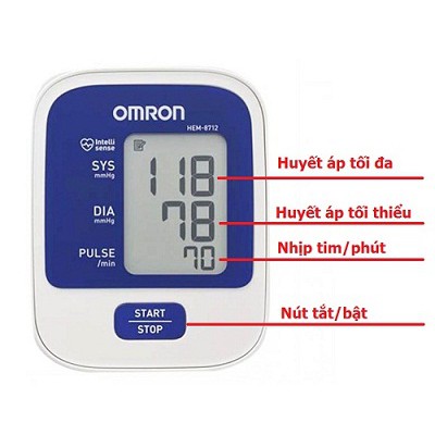 MÁY ĐO HUYẾT ÁP BẤP TAY OMRON 8712 Giá Sốc