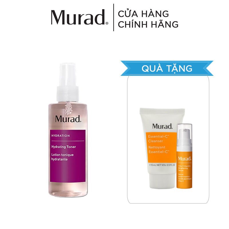 [Mã COSLUX04 giảm 120K]Toner cấp ẩm hồi sinh da Murad Hydrating Toner 180ml