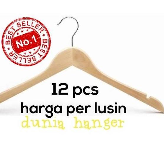 Bán Chạy|Sq29|Móc Treo Bằng Gỗ Tự Nhiên Dành Cho Người Lớn | Hàng tá Chiếc 12 Chiếc