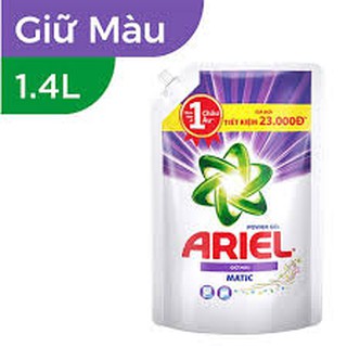 Nước giặt Ariel đậm đặc giữ màu túi 1.4kg