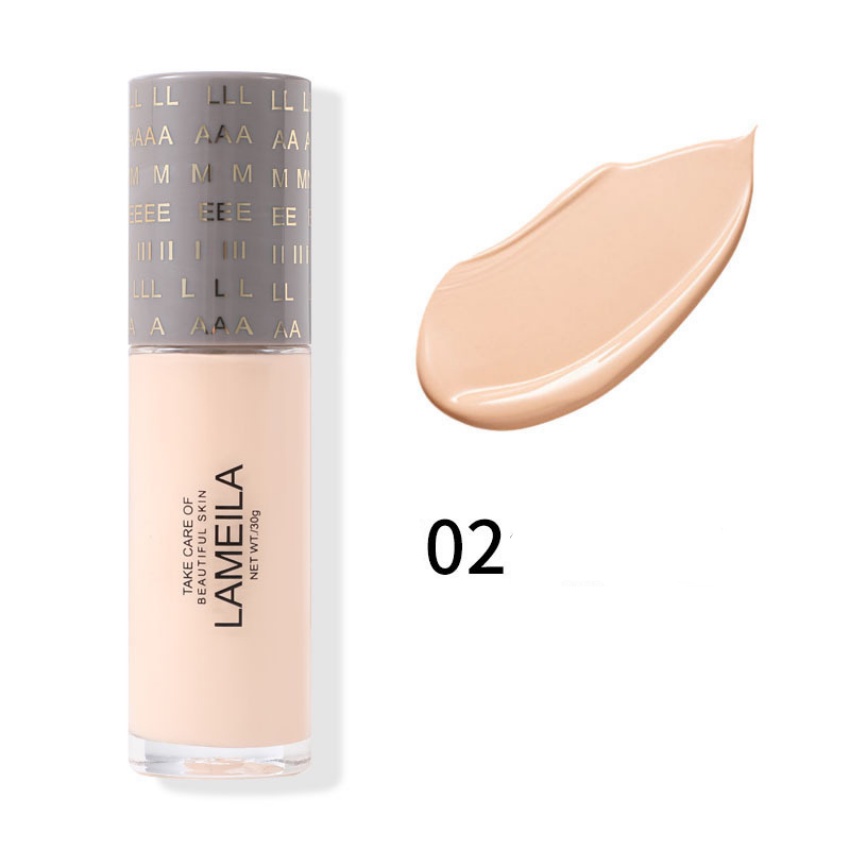 Kem nền,kem che khuyết điểm kiểm soát dầu Lameila Beautiful Skin 3055 giúp lớp makeup tự nhiên,cấp ẩm,mờ thâm