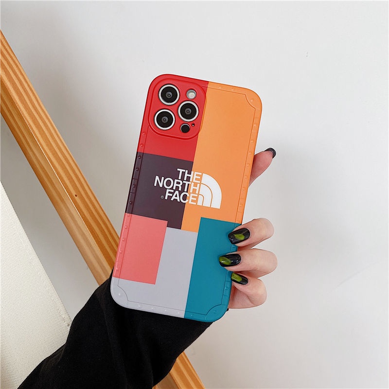 Ốp Điện Thoại Chống Sốc Họa Tiết North Face Cho IPhone 12 13 11 Pro Max X Xs Max Xr Bmp4