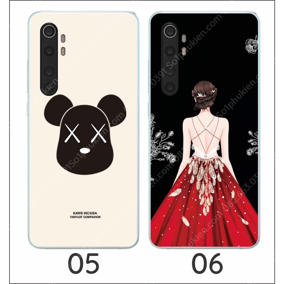 Ốp lưng Xiaomi Mi Note 10 lite dẻo in hình dễ thương ( Phần 1)