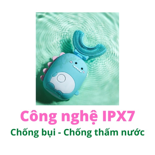 Bàn chải điện đánh răng cho bé silicon hình U Remax GH - 05