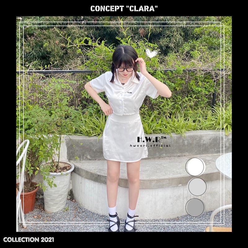 set "Clara" áo/váy white | BigBuy360 - bigbuy360.vn