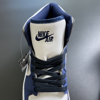 Giày Sneaker Jordan 1 High Retro Navy SC Full Phụ Kiện