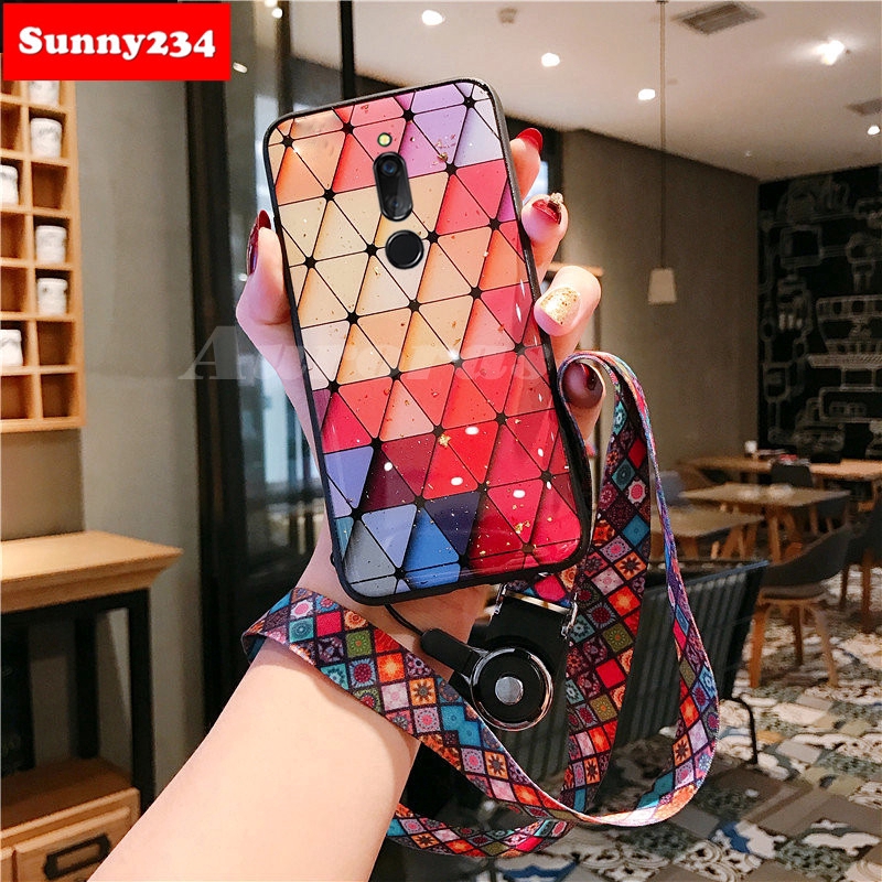 Shiny Gold Foil Phone Soft Case With Strap Case Redmi 9C 9A 9 Redmi Note 9 Pro Max 8 7 6 5 Pro Case Redmi 7 7A 8 8A 5A 4A 4X 6A