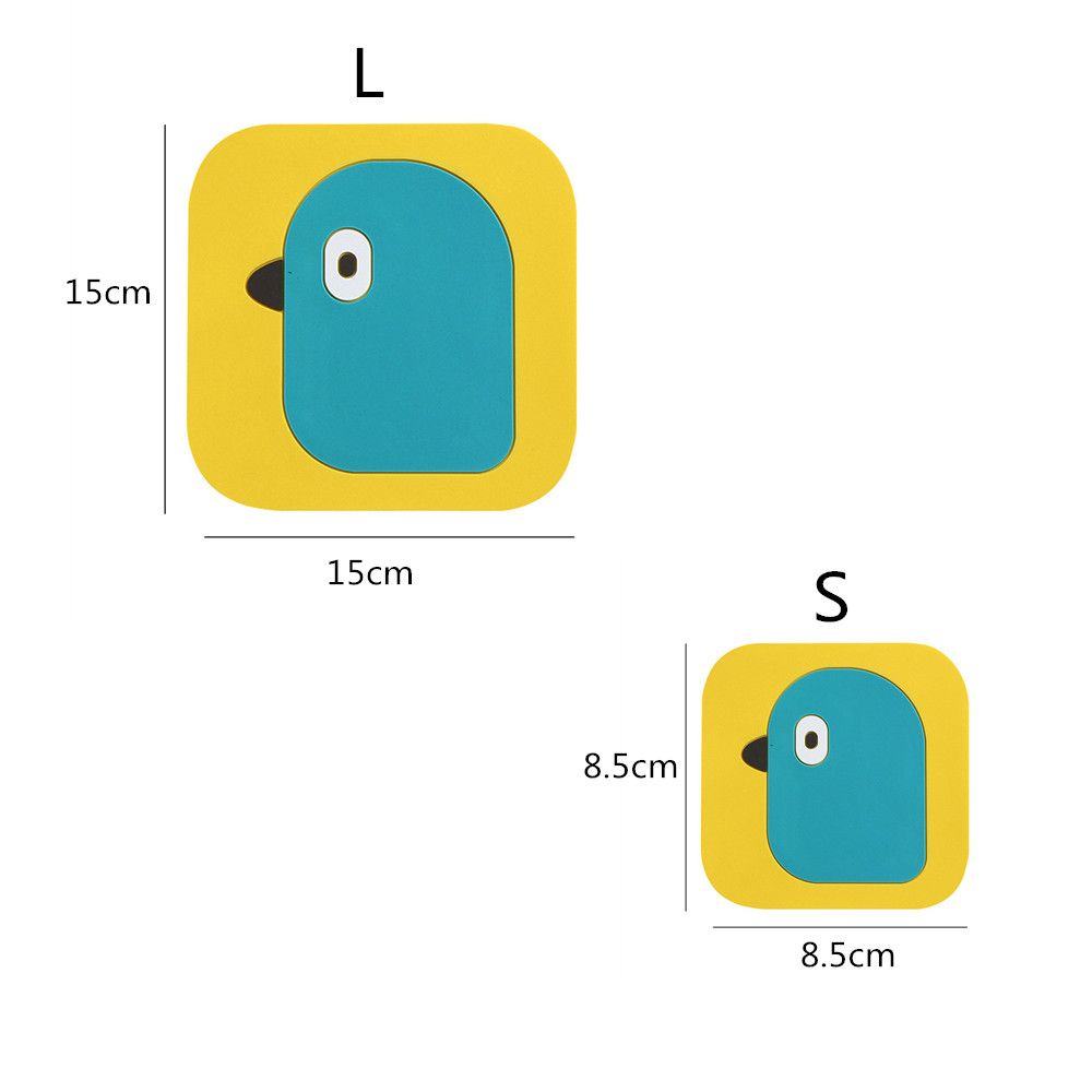Tấm Lót Bàn Ăn Bằng Silicon Họa Tiết Hoạt Hình Chống Trượt/ Thấm Nước Tiện Dụng Cho Nhà Bếp