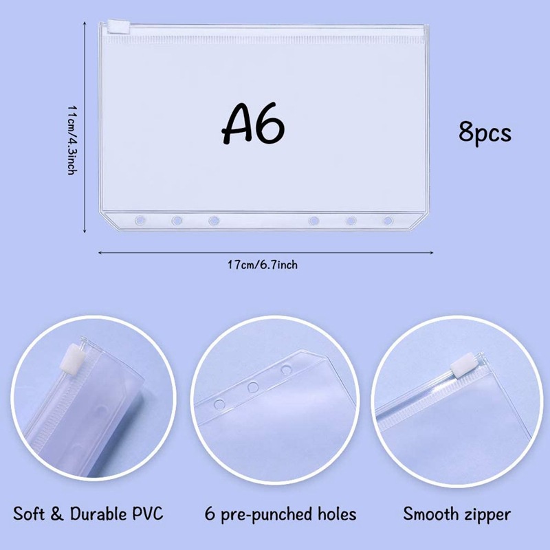 Sổ Tay Lên Kế Hoạch Làm Từ Da Pu Mới Với 12 Tờ Phong Bì Ngân Hàng