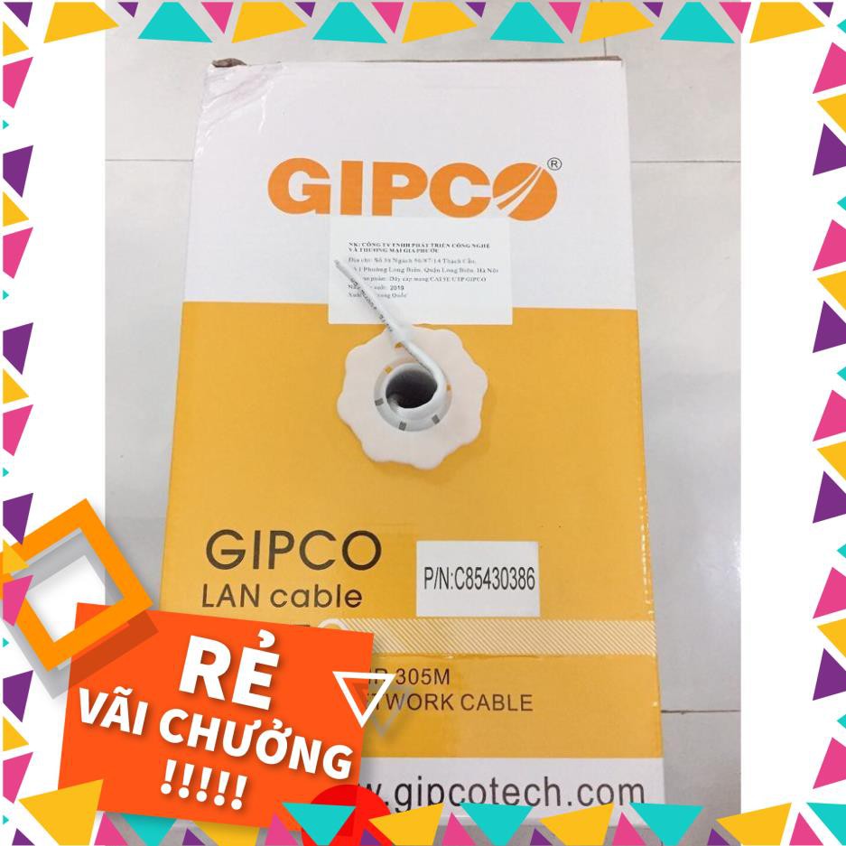 Cable Mạng GIPCO - UTP CAT5E- CAT6E