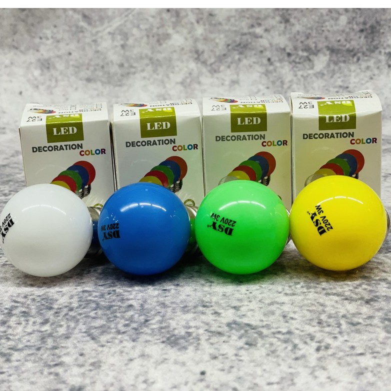 Bóng Đèn Búp Chanh 3w ngoài trời, Bóng Led Chanh 3w giá tốt, Bóng Chanh led trang trí trong nhà sân vườn 3w