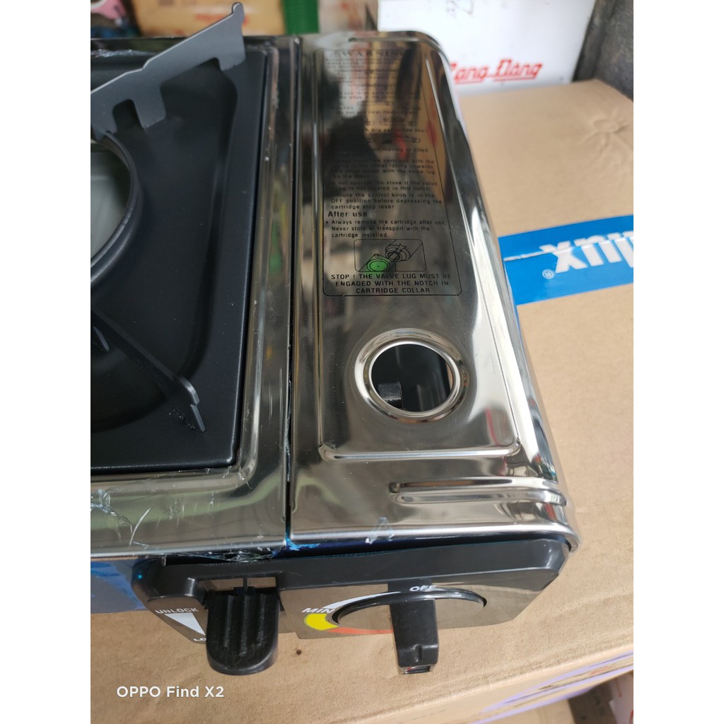 Bếp gas mini Namilux sơn tĩnh điện - Mẫu mới 2021