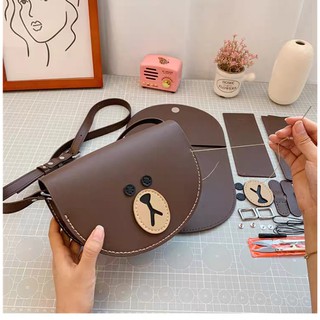 [CÓ ẢNH THẬT] TÚI HANDMADE TỰ LÀM GẤU BROWN ❤