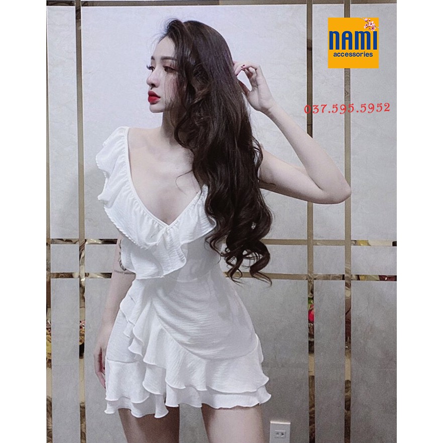 ĐẦM BÈO XOÈ NHẸ SIÊU ĐẸP XINH HẾT NẤC - QANU140