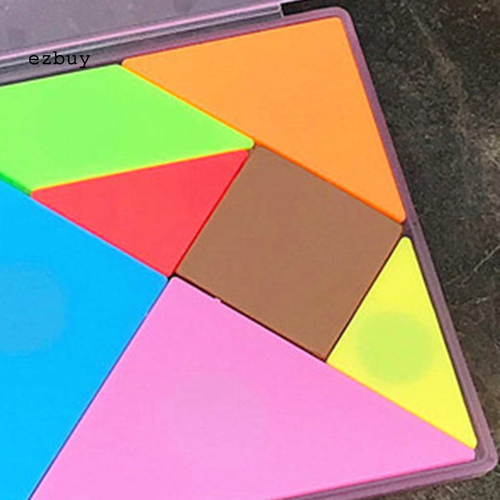 Bộ Đồ Chơi Xếp Hình Tangram Từ Tính Rèn Luyện Trí Thông Minh Cho Bé Mẫu Giáo