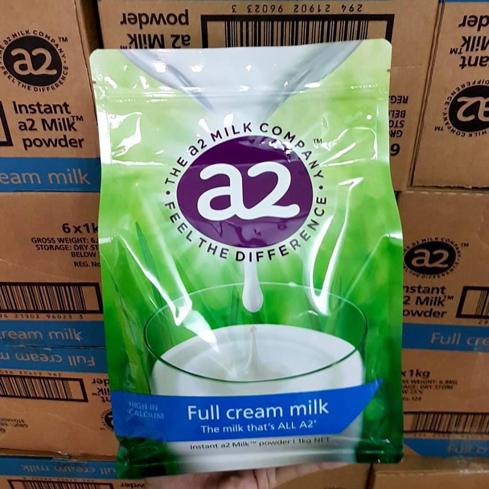 [***] Sữa bột A2 nguyên kem/tách kem 1kg Úc hàng Air nk032
