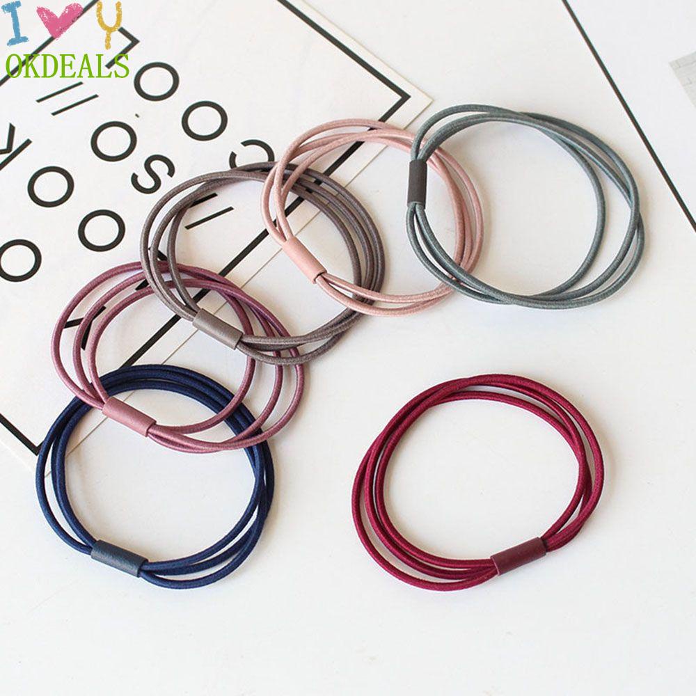 Dây buộc tóc 3 trong 1 độ co giãn cao thời trang mới dành cho nữ