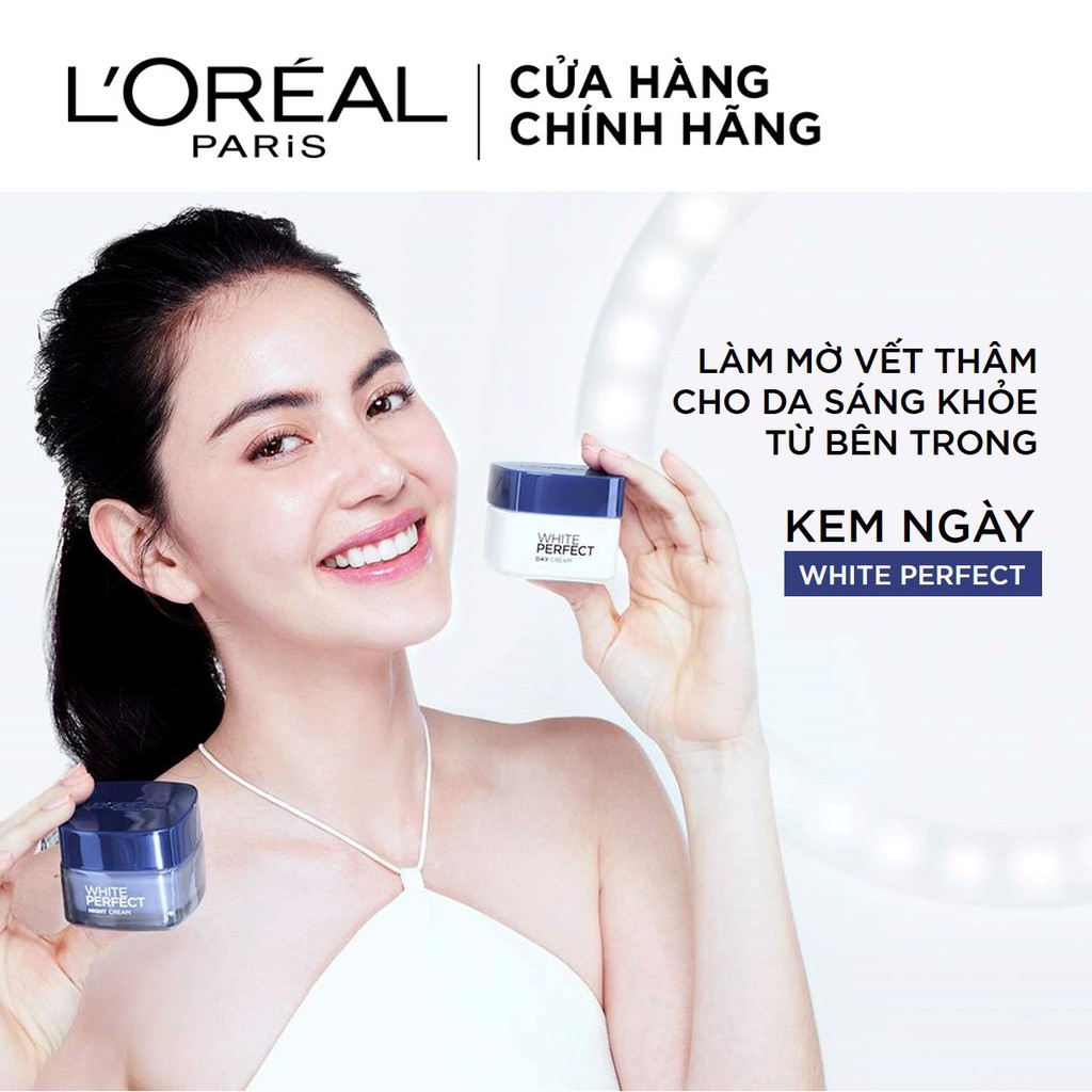 Kem dưỡng trắng sáng da ban ngày L’Oreal Paris White Perfect SPF 17 PA++ 20ml