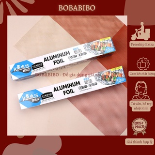 Cuộn Giấy Bạc Nướng Nồi Chiên Không Dầu Lò Nướng  Nấu Ăn Nướng Thịt Bảo Quản Thực Phẩm KAULUS 10m x 30cm