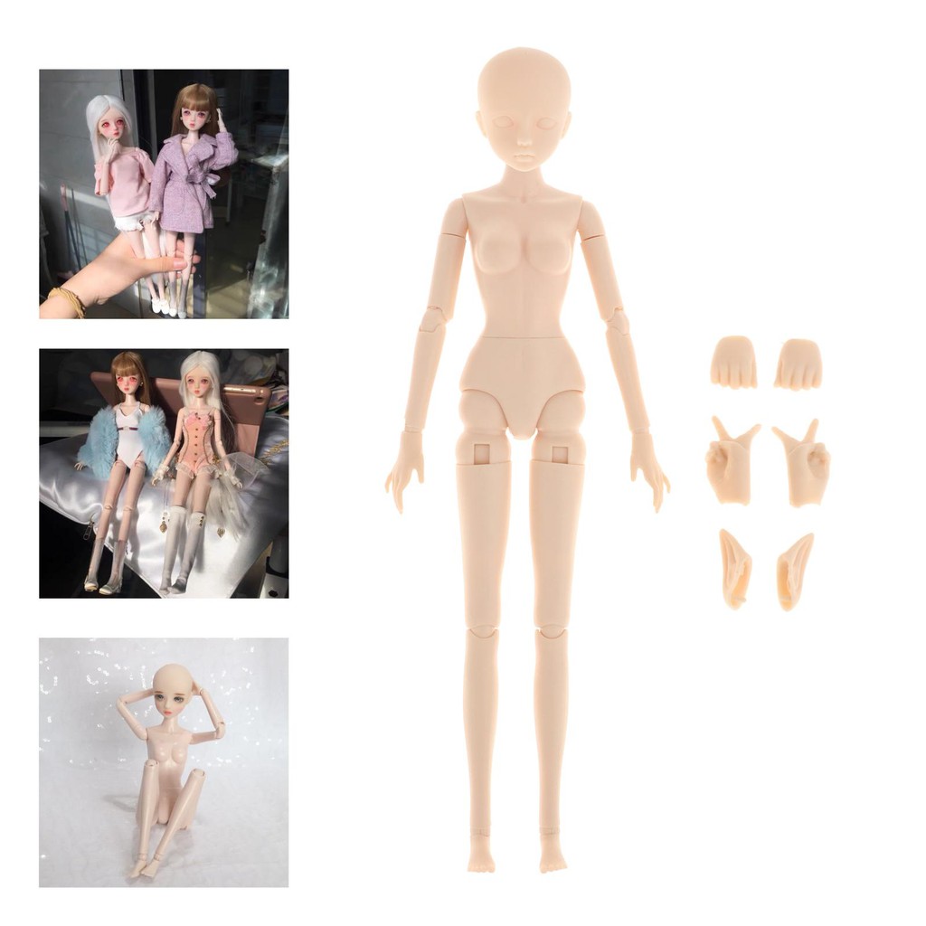Búp Bê Kokiya Tỉ Lệ 1 / 6 Bằng Nhựa ABS Mềm