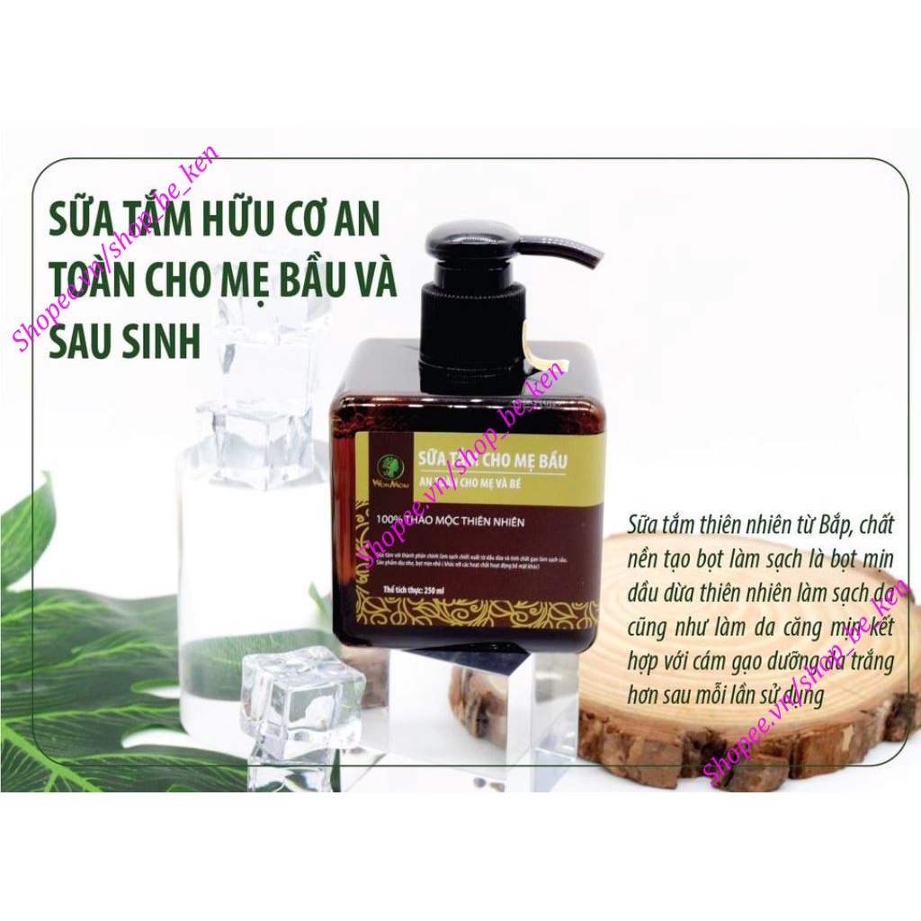 COMBO Chăm sóc toàn thân cho Mẹ Wonmom (1 Sữa tắm cho Mẹ + 1 Kem sữa nghệ toàn thân + 1 Scrub Cafe tẩy toàn thân)