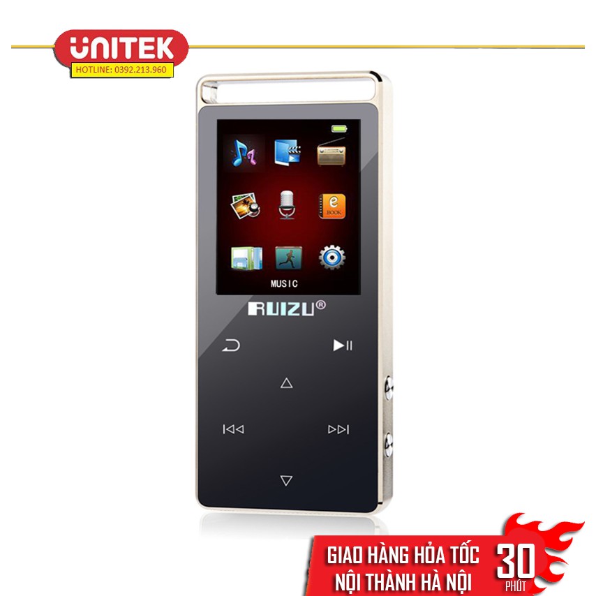 [Mã 155ELSALE giảm 7% đơn 300K] Máy nghe nhạc thể thao HiFi Ruizu D01 8GB