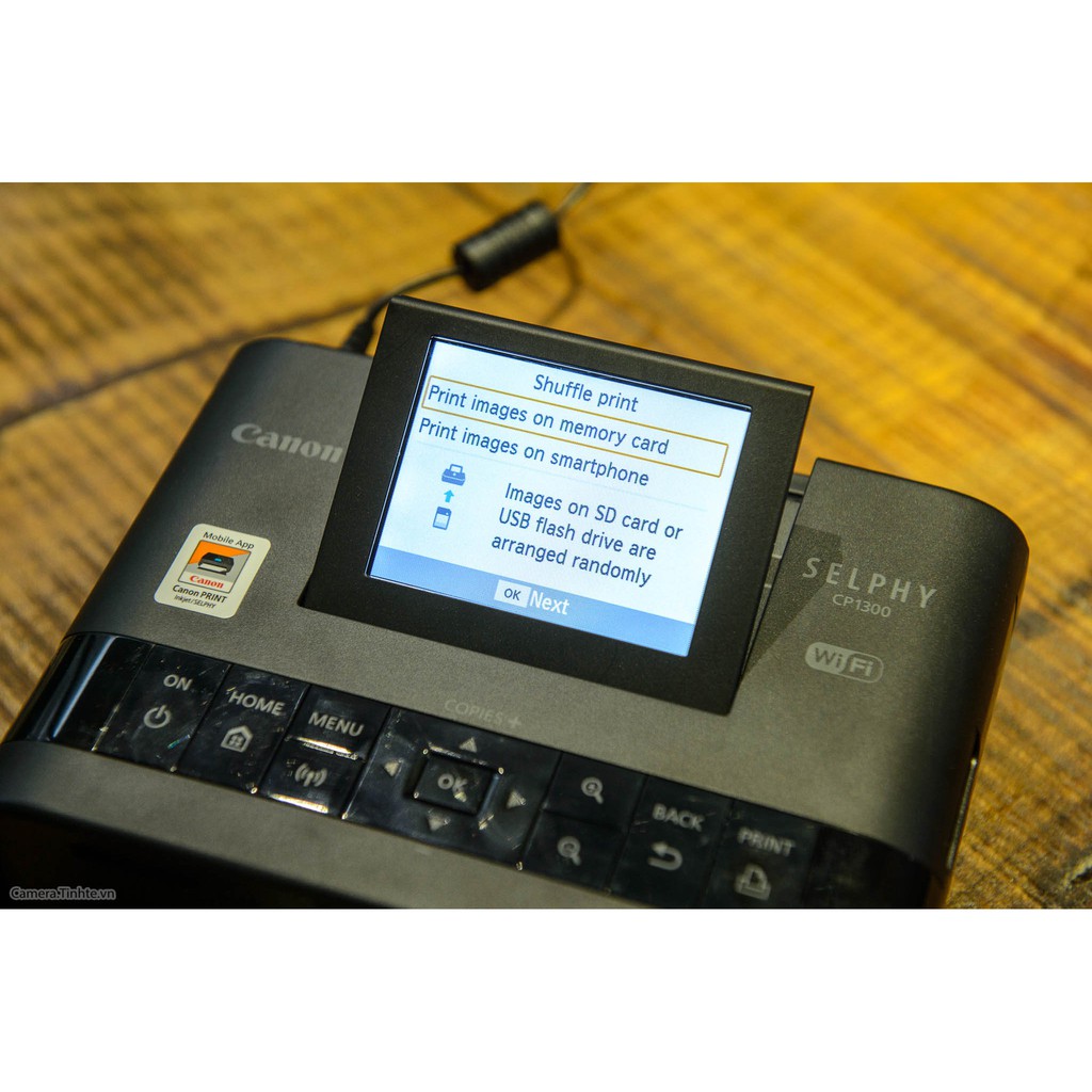 Máy in ảnh Canon CP1300 Bảo Hành 12 Tháng .- Chuyên in mã QR ngân hàng.Miễn phí vận chuyển Toàn Quốc