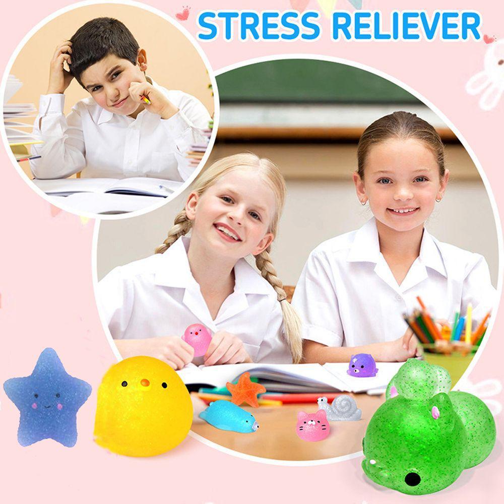 Đồ Chơi Xốp Squishy Giảm Stress Hình Động Vật Dễ Thương Cho Bé