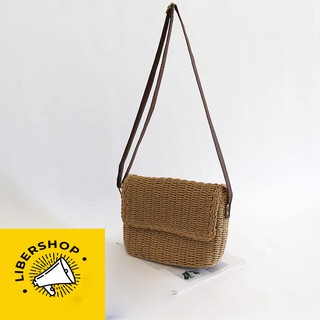 Túi cói hộp vintage