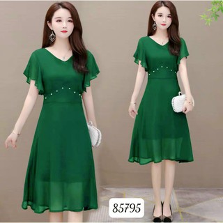 Đầm voan đính ngọc tay cánh tiên
