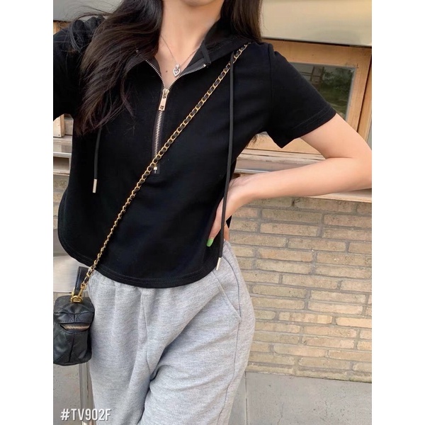 🛑🛑ÁO LEN MOTOLOGHI VẠT TÔM CÓ MŨ KHOÁ NGỰC _V3TSHOP