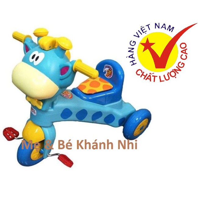 Xe 3 Bánh Nhựa Chợ Lớn - Xe 3 Bánh Chú Hươu Vui Vẻ