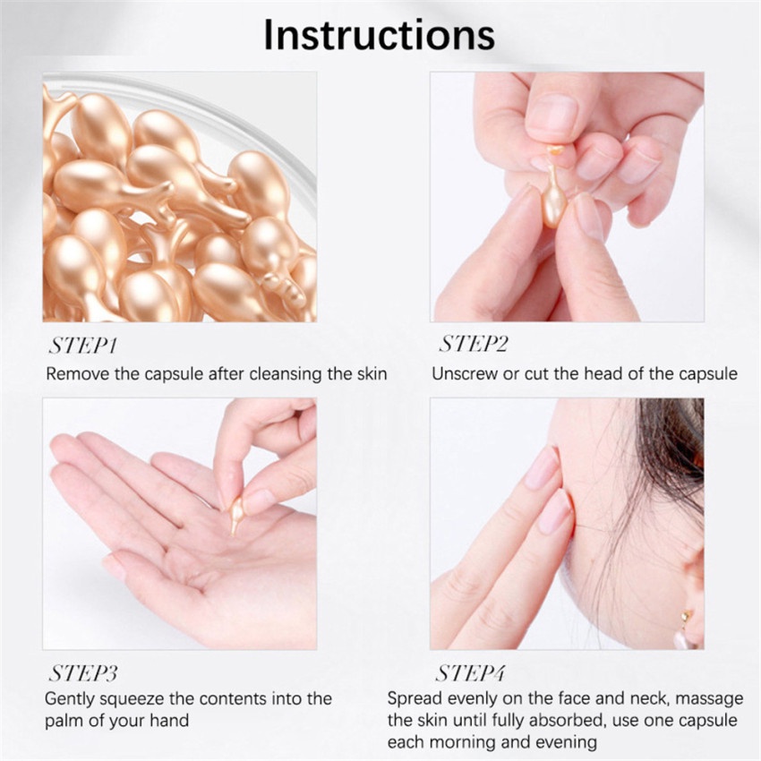 Hộp Serum Chứa Vitamin Giúp Chống Lão Hóa Và Làm Mờ Nếp Nhăn Hiệu Quả 30G