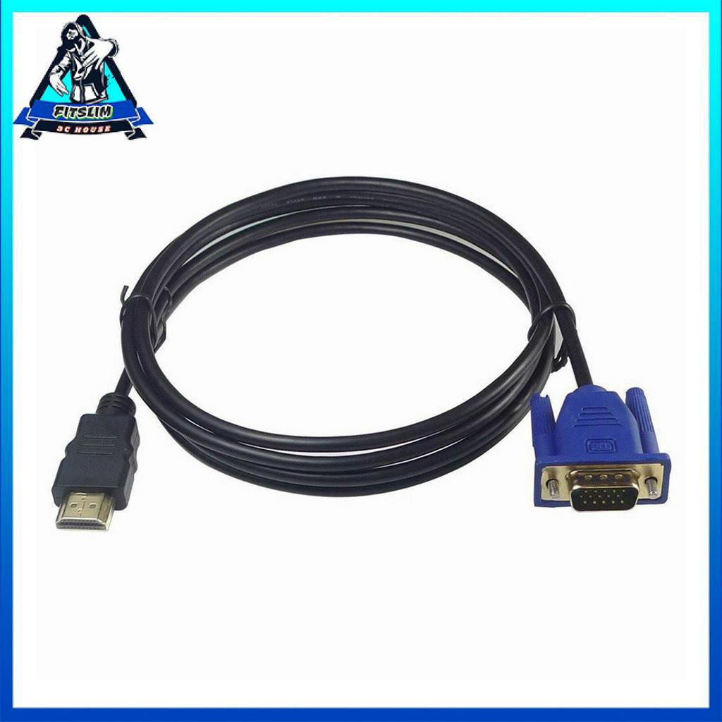 Cáp chuyển đổi HDMI sang VGA cho PC máy tính xách tay máy tính bảng độ phân giải cao