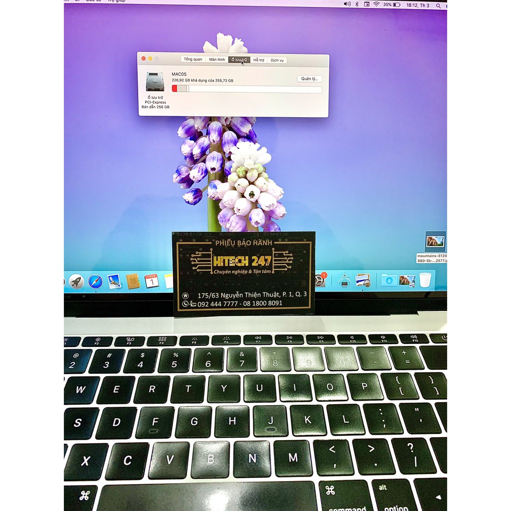 Macbook pro 2016 13 inch core i5 2.0 GHZ, ram 8gb, SSD 256gb, màn hình retina hiển thị siêu siêu đẹp.