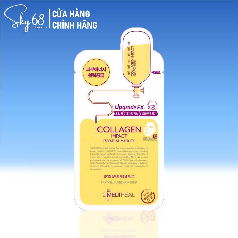 Mặt nạ dưỡng ẩm ngăn ngừa lão hóa da Mediheal Collagen Impact Essential Mask 25ml