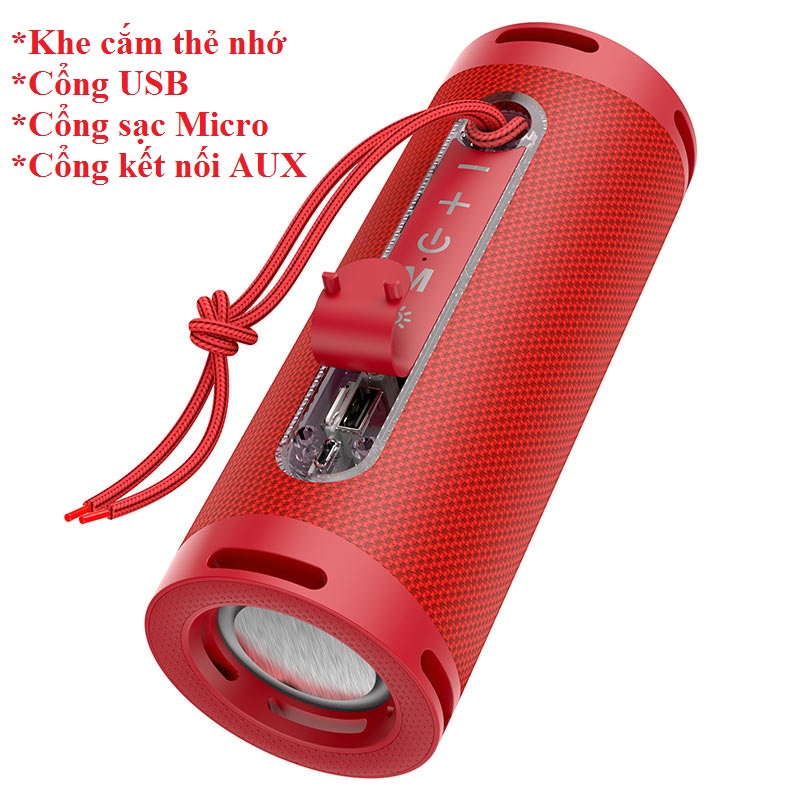 Loa bluetooth V5.1 có đèn Led hỗ trợ TWS hoco HC9